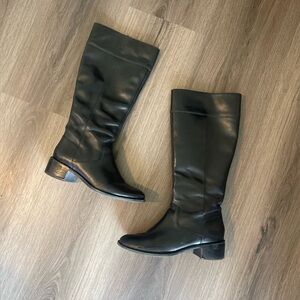 Cole Haan Knee High Leather Riding Boots